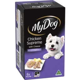 Photo of My Dog Adult Wet Dog Food Chicken Supreme Select Toppings 6x100g Trays 6.0x100g
