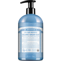 Photo of Dr. Bronner's Organic 4-In-1 Sugar Soap Baby Unscented