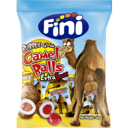 Photo of Fini Camel Balls Bubble Gum Extra Sour 60g