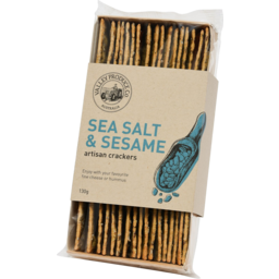 Photo of Valley Produce Co Artisan Crackers Sea Salt & Sesame 130gm