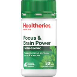 Photo of Healtheries Memory & Brain Power 30 Pack