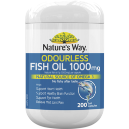 Photo of Nature's Way Odourless Fish Oil 1000mg 200.0x