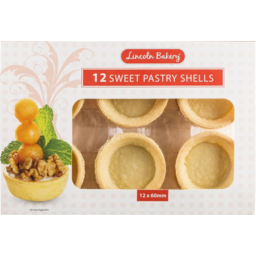 Photo of Lincoln Bakery Tart Shell Sweet 60mm 12 Pack