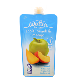 Photo of Wattie's Baby Food Stage 1 Pouch Apple Peach & Mango 4+ Months