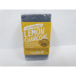 Photo of Niulife Lemon Charcoal Soap