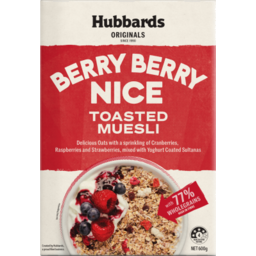 Photo of Hubbards Muesli Berry Berry Nice