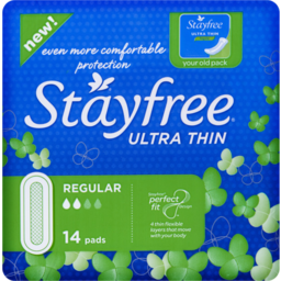 Photo of Stayfree Ultra Thin Regular No Wings Sanitary Pads 14 Pack