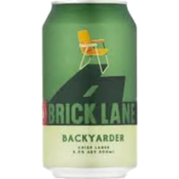 Photo of Brick Lane Bkydr Lager 355ml