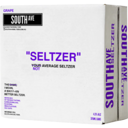 Photo of South Ave Grape Seltzer