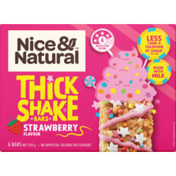 Photo of N&N Thickshake Bars Strawberry 6pk