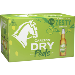 Photo of Carlton Dry Lime Peels Bottle 330ml 24 Pack