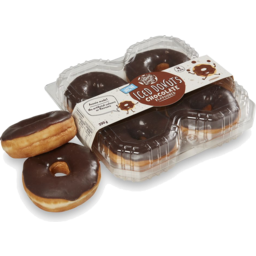 Photo of Happy Donut Iced Donuts Chocolate 4pk
