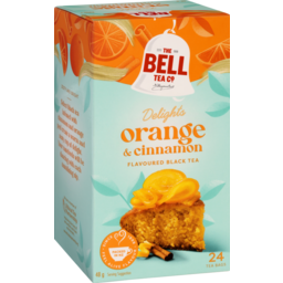 Photo of Bell Tea Bags Delights Flavoured Black Tea Orange & Cinnamon 24 Pack