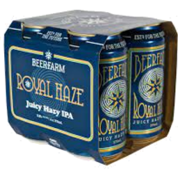 Photo of Beerfarm Royal Haze 4pk Cans 375ml