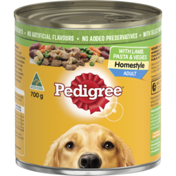 Photo of Pedigree Wet Dog Food With Lamb, Pasta & Vegies Homestyle 700g Can 700g
