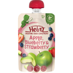Photo of Heinz Apple, Blueberry & Strawberry 8+ Months