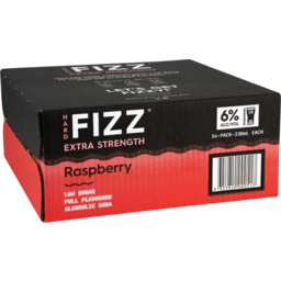 Photo of Hard Fizz Extra Strength Raspberry 6% Can