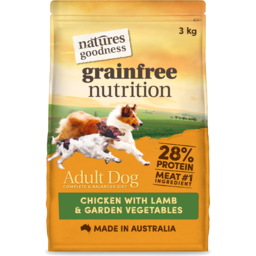 Photo of Natures Goodness Dog Food Dry Chicken with Lamb