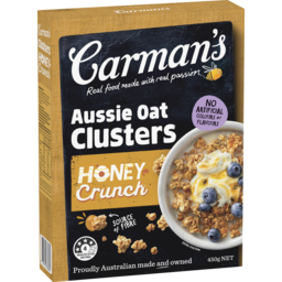 Photo of Carman's Aussie Oat Clusters Honey Crunch 450gm