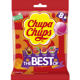 Photo of Chupa Chups Best Of Bag Lollipops 8 Pieces 96g