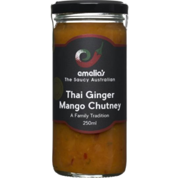 Photo of Emelias Chutney Thai Gin Mango 250ml