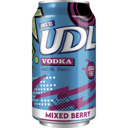 Photo of UDL Vodka Mixed Berry Zero Sugar Cans
