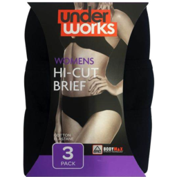 Photo of Underworks Womens Sport Hicut 3 Pack Size 12