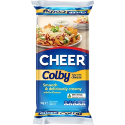 Photo of Cheer Colby Cheese Block 1kg