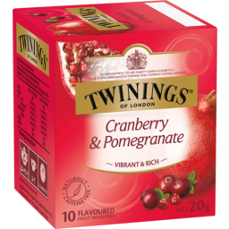 Photo of Twinings Infusions Cranberry & Pomegranate 10 Pack