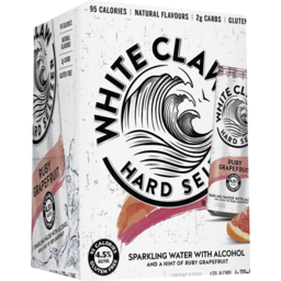 Photo of White Claw Hard Seltzer Ruby Grapefruit Can