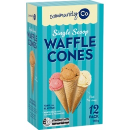 Photo of Comm Co Waffle Cones Flat