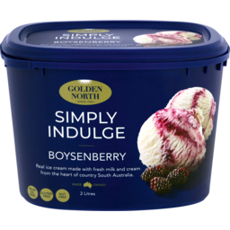 Photo of Golden North Simply Induge Boysenberry Ice Cream 2l