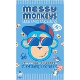 Photo of Messy Monkeys Gluten Free Lightly Salted Air Popped Popcorn 6 Pack