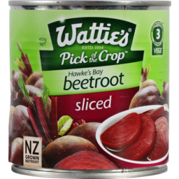 Photo of Watties Canned Vegetables Beetroot Sliced In Brine 450g