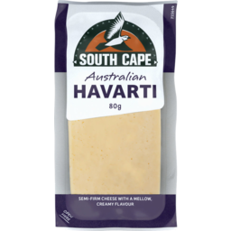 Photo of South Cape Australian Havarti Cheese 80gm