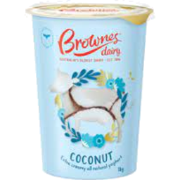 Photo of Brownes Yoghurt Nat Coconut 1kg