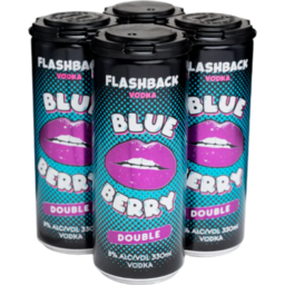 Photo of Flashback Blueberry Vodka 8% 330ml