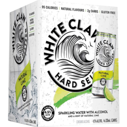 Photo of White Claw Natural Lime Hard Seltzer 4pk