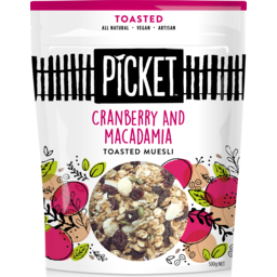 Photo of Picket Cranberry & Macadamia Toasted Muesli