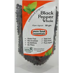 Photo of PURE FOOD ESSENT:PFE Black Pepper Whole 80g
