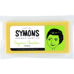 Photo of Symons Cheese Cheddar Organic 500g