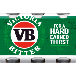 Photo of Victoria Bitter Beer Lager Cans