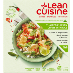 Photo of Lean Cuisine Thai Red Chicken Curry With Rice 375g