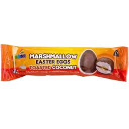 Photo of Rainbow Chocolate Mallow Eggs Coconut 6 Pack