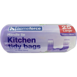 Photo of Home Force Handle Tie Lavender Scented Kitchen Tidy Bags Roll
