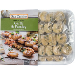 Photo of Sea Cuisine Prawn Skewer Garlic & Parsley 400g