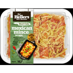 Photo of Hellers Mexican Mince Wrap 4 Pack