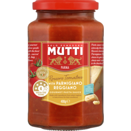 Photo of Mutti Rossoro Tomatoes With Parmigiano Reggiano Gourmet Pasta Sauce 400g