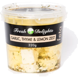 Photo of Fresh Delights Feta Garlic Thyme Lemon Zest
