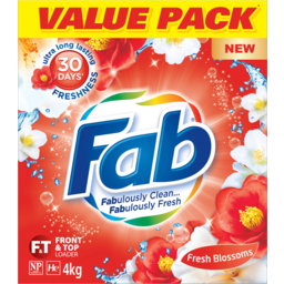 Photo of Fab Fresh Blossom Front & Top Loader Laundry Powder 4kg